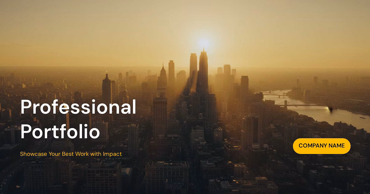 template Gamma AI Professional Portfolio